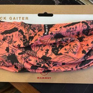 New Mammut  Neck Gaiter/neck warmer, Salmon-black